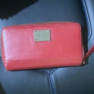 Kenneth Cole Leather Wallet/ Clutch